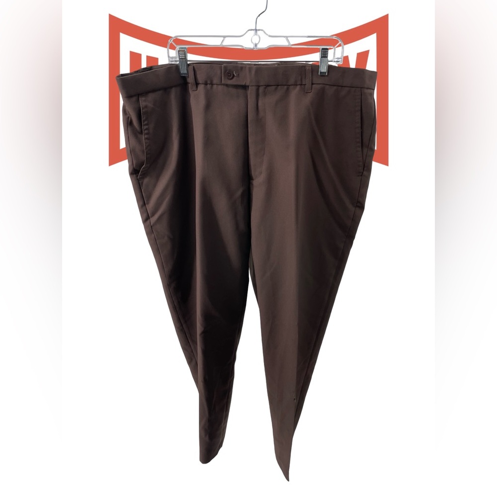 Michael Lauren Dark Brown Dress Pants